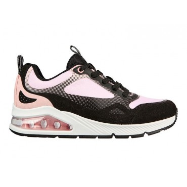 ZAPATILLAS SKECHERS MUJER 155544-BKLP UNO 2