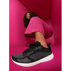 ZAPATILLAS URBANAS SKECHERS MUJER BOBS SQUAD 117067BLK