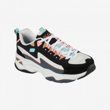 ZAPATILLAS SKECHERS MUJER 149498-BKCL D'LITES 4.0